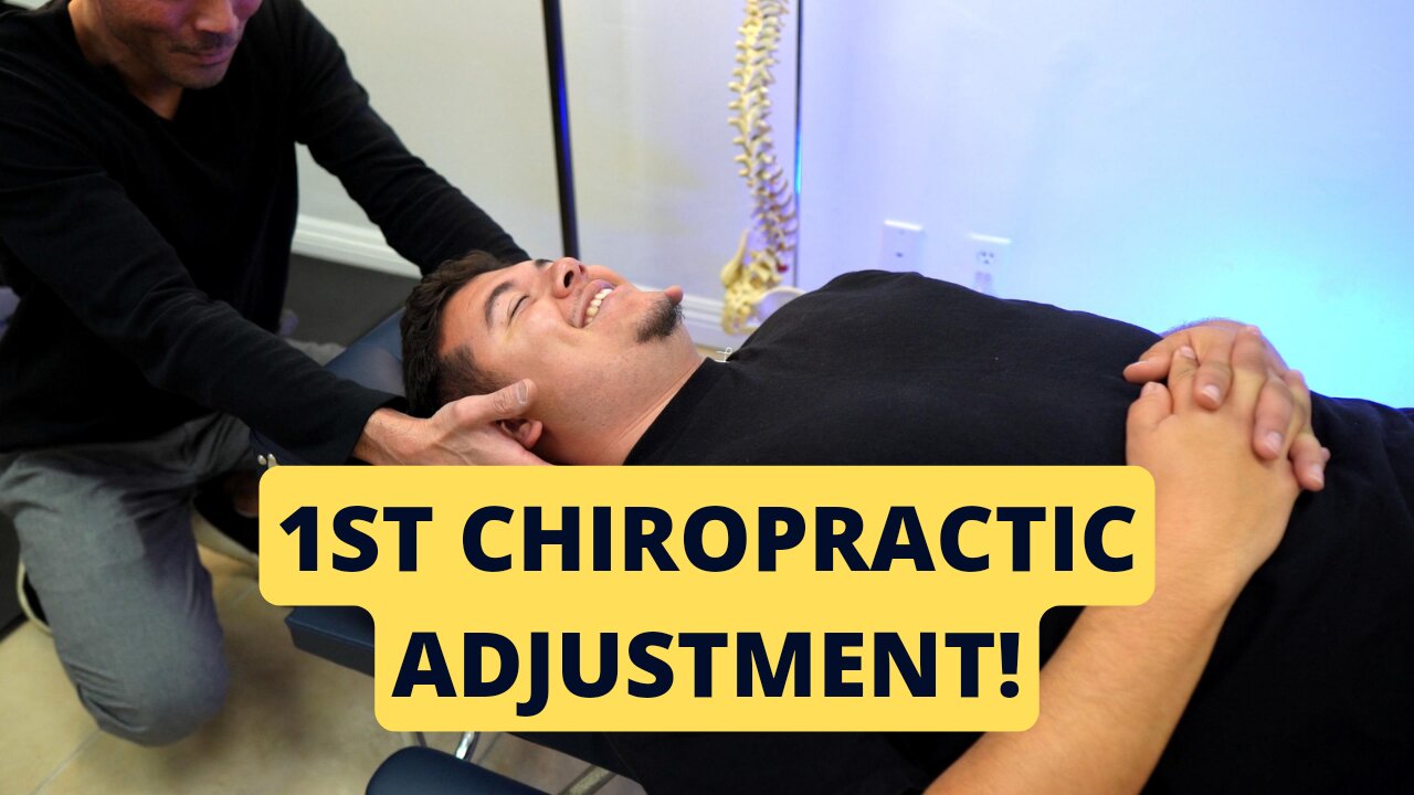 Rigo's 1st Chiropractic Adjustment!