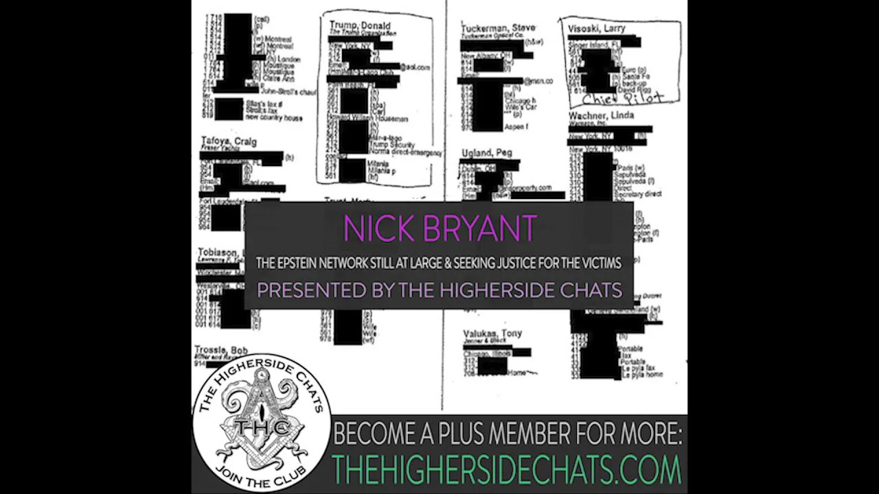 Nick Bryant | The Epstein Network Still At Large & Seeking Justice For The Victims