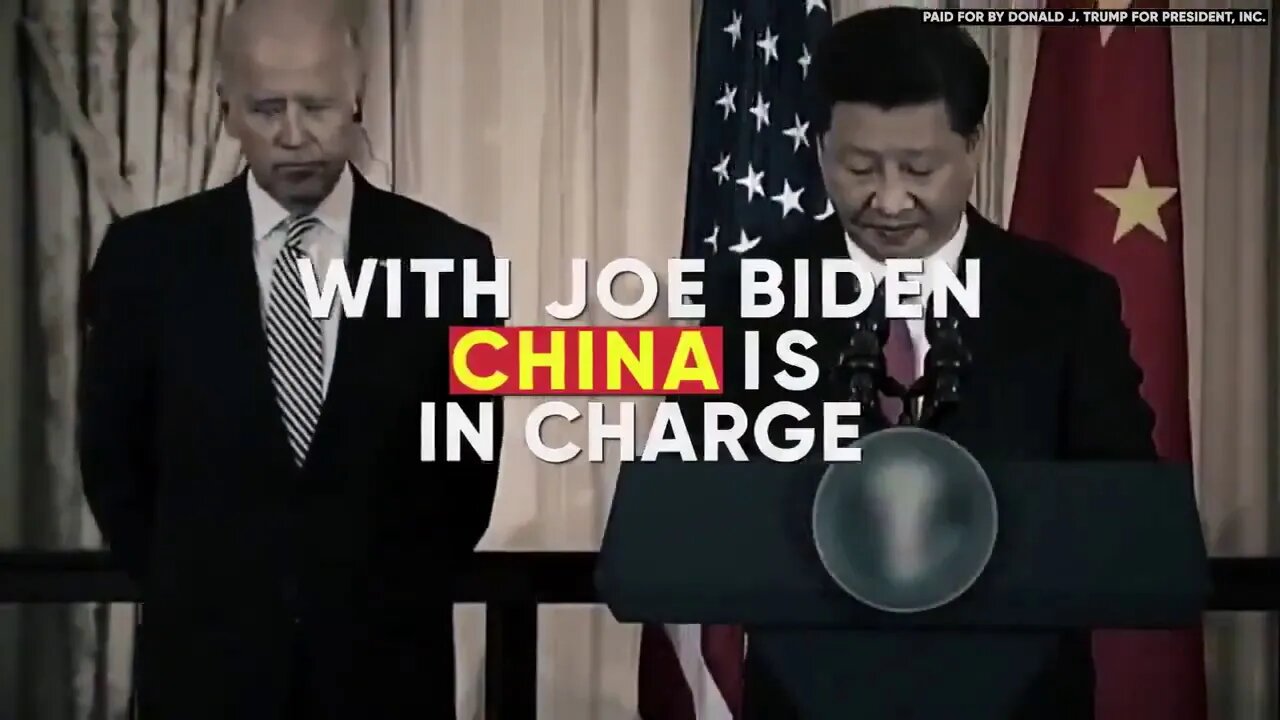 Joe Biden will stand up for China, but not you!