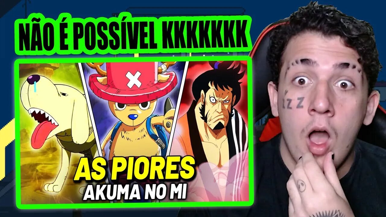 PIORES AKUMA NO MI DE ONE PIECE - Léo Muriel React