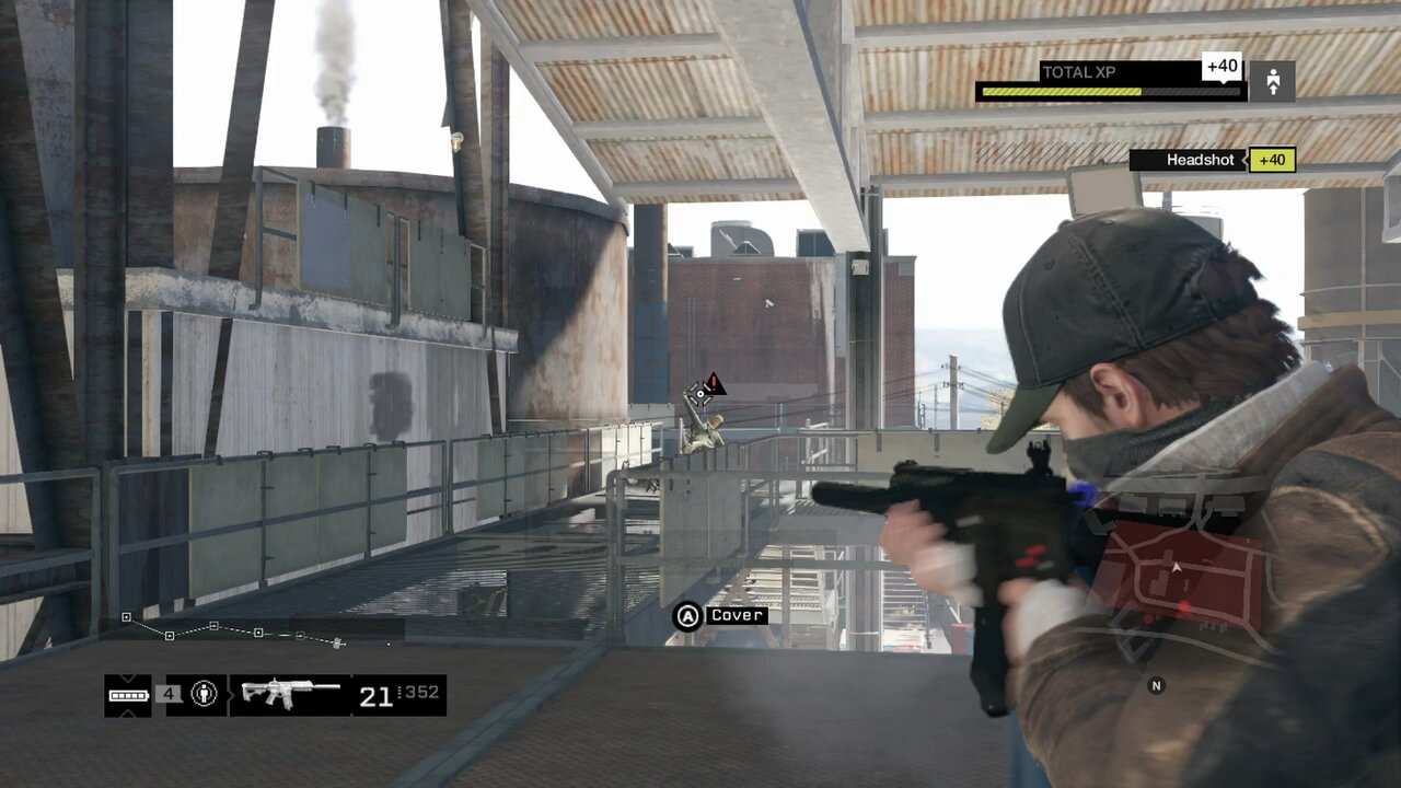 Killing some gangsters in WATCH_DOGS