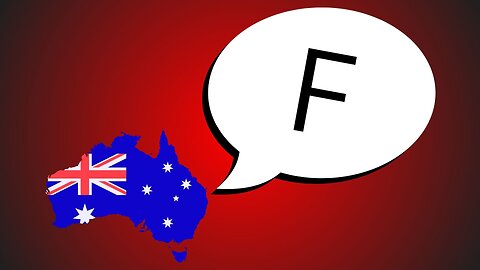 How Australians pronounce the letter 'F'. English Alphabet.