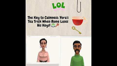 The Key to Calmness: Yora's Tea Trick When Rome Loses His Keys! 🍵🔑