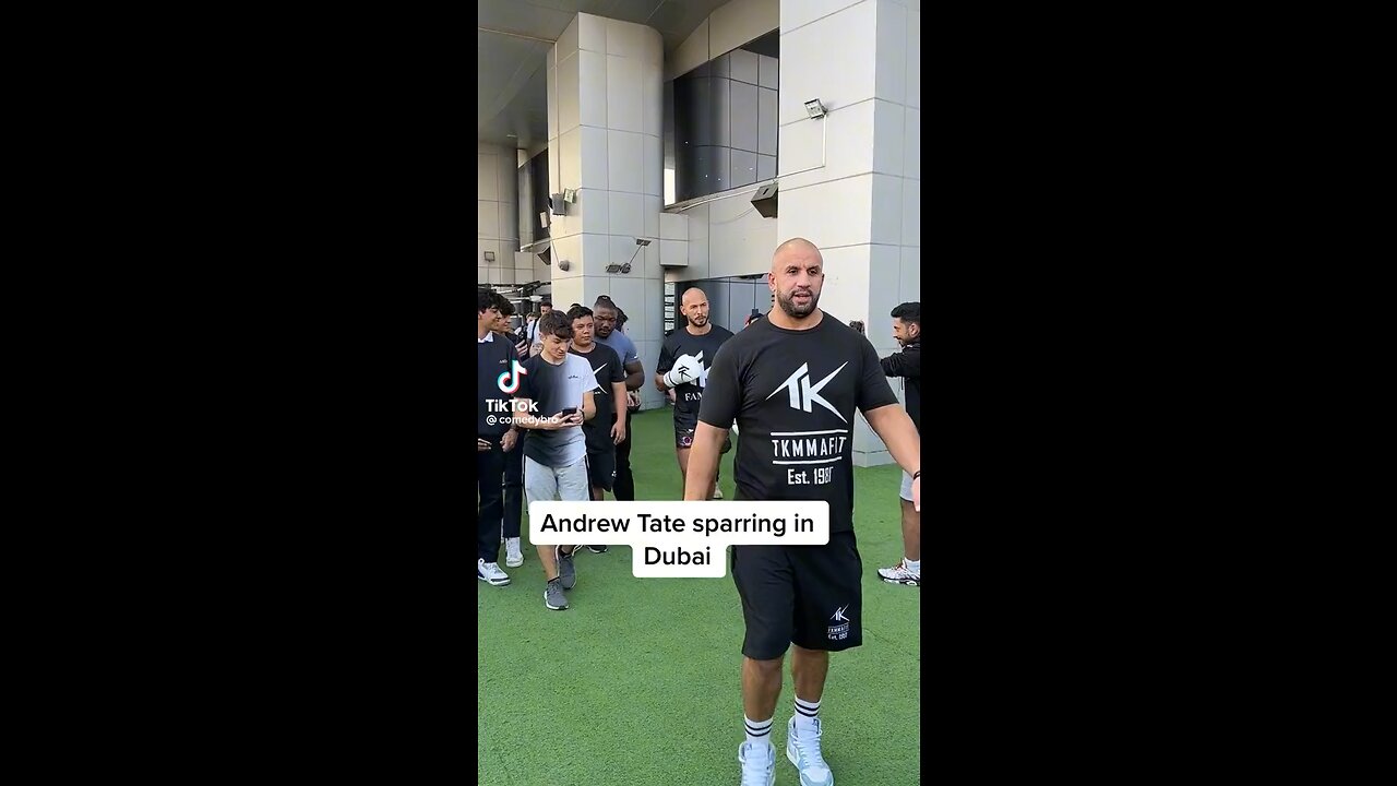 Andrew Tate Sparring In Dubai