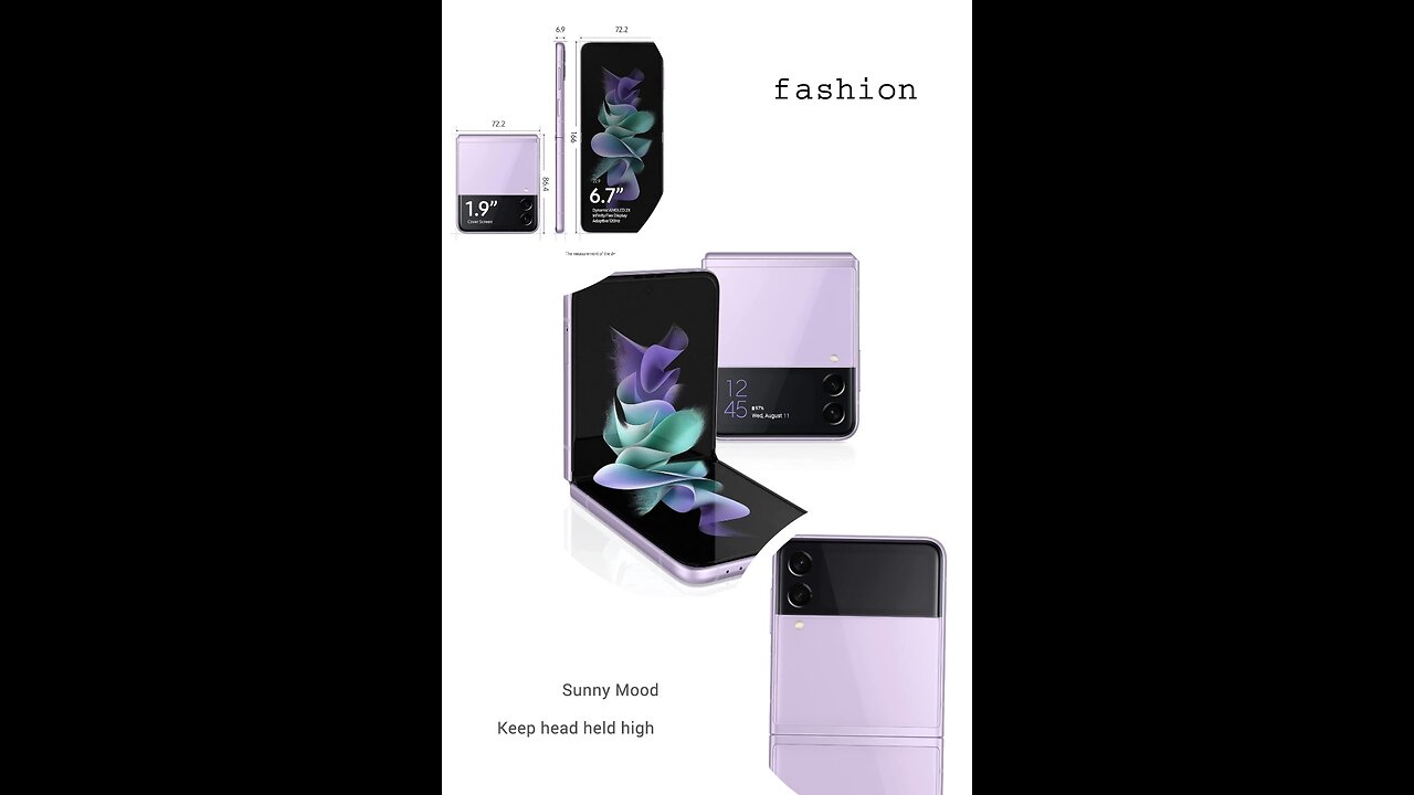 "Unfold the Future: Z Flip 3 5G - A Revolutionary Foldable Smartphone"? 📱✨