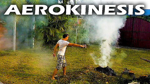 Aerokinesis | Watch me control the wind! | Chris Zanetti
