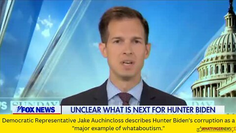 Democratic Representative Jake Auchincloss describes Hunter Biden's corruption