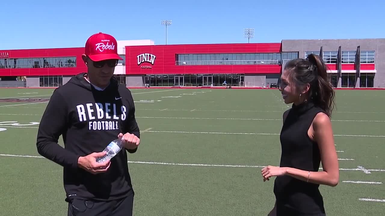 100 Yards With Tina Nguyen: UNLV head football coach Marcus Arroyo