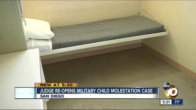 Navy vet's child molestation case re-opened in San Diego