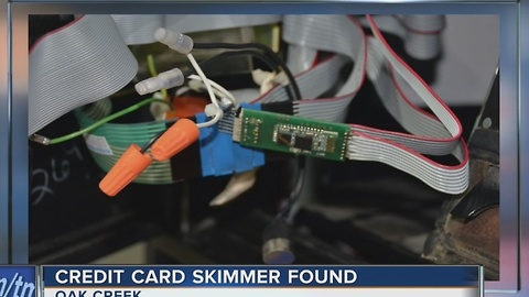 Card skimmer found on Oak Creek gas pump