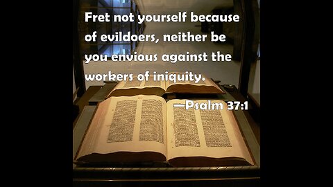 Its all about Jesus Psalm 37