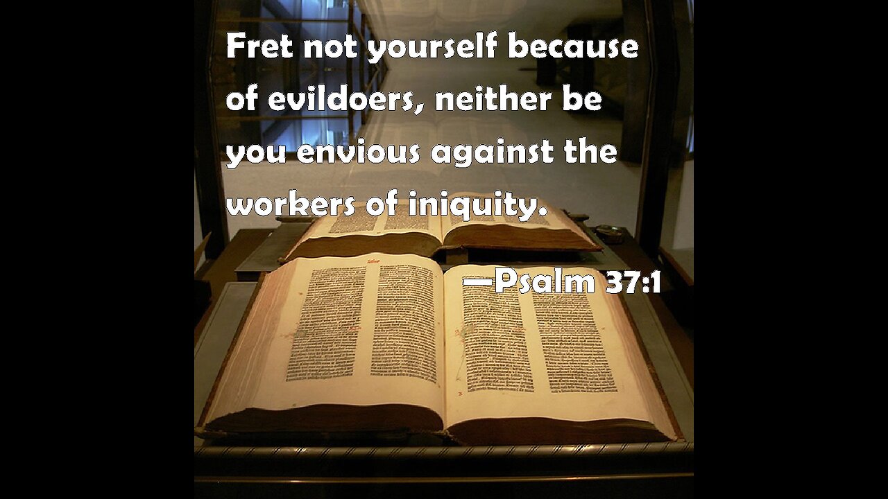 Its all about Jesus Psalm 37