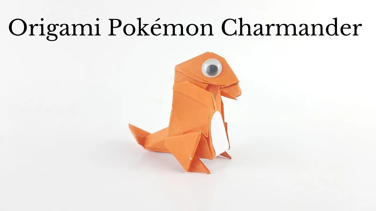 Origami Pokémon Charmander - DIY Crios Crafts