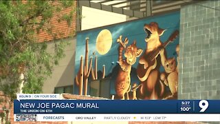 Tucson muralist completes new mural on Fourth Avenue