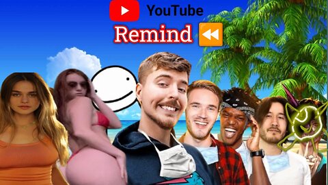 YouTube Rewind ⏪ MrBeast PewDiePie Ludwig Ricegum Addison Rae Megnutt02