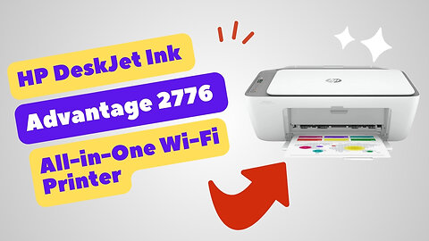 HP DeskJet Ink Advantage 2776 All in One Wi Fi Printer