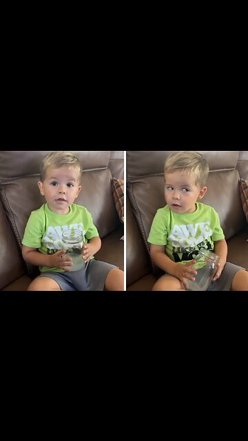 Kid Hilariously Gives His Mom The Side Eye