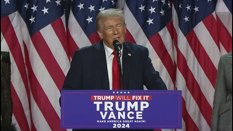 Full speech: Donald Trump declares victory in 2024 presidential election