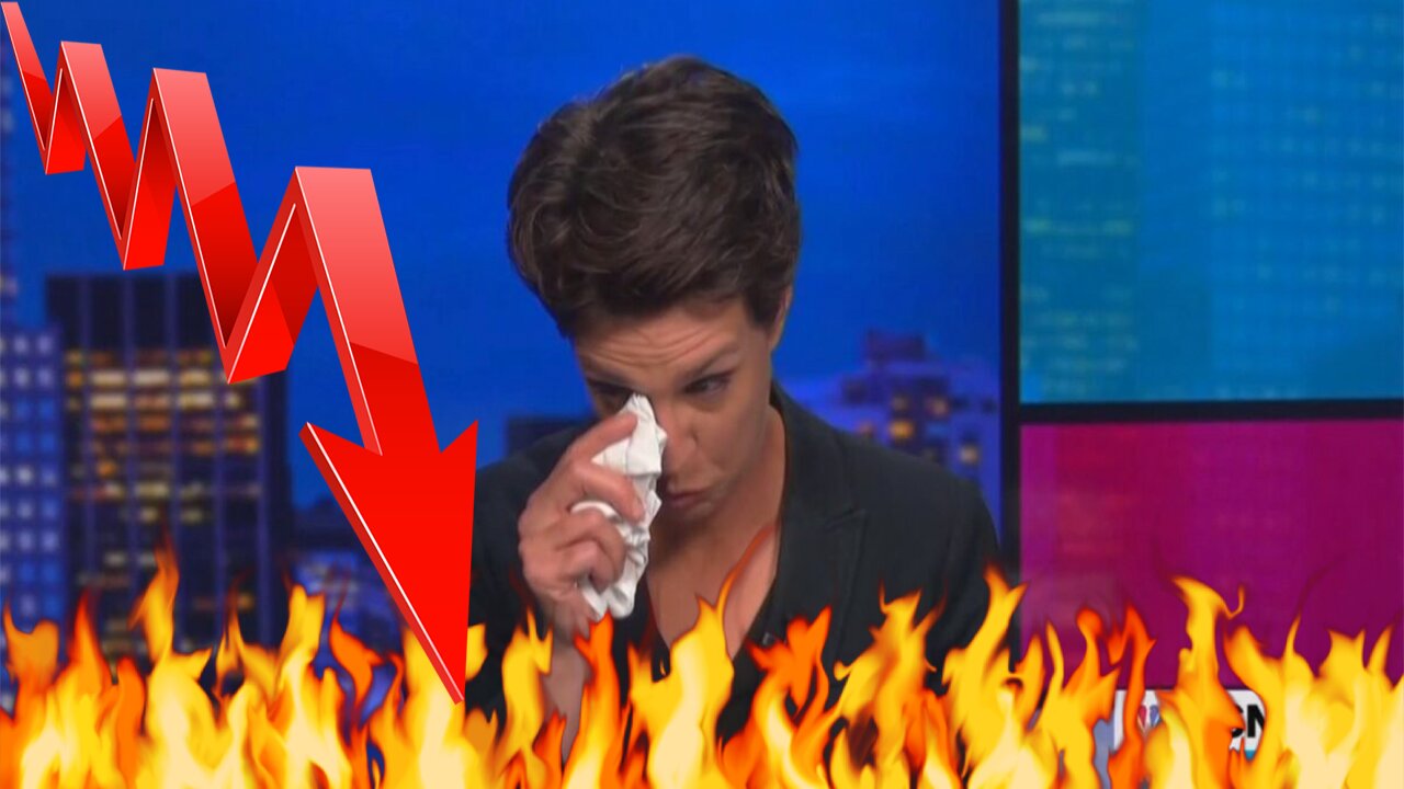 Rachel Maddow forced to take MASSIVE PAY CUT as MSNBC ratings FALL OFF A CLIFF!