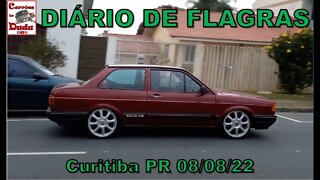 Diário Flagras 08/08/22 Carrões Dudu Tanque Guerra Toyota Camry Volkswagen Gol Ford Versailles sedã