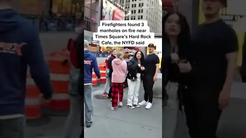 Tourists sent scrambling in Times Square after hearing 'huge bang'