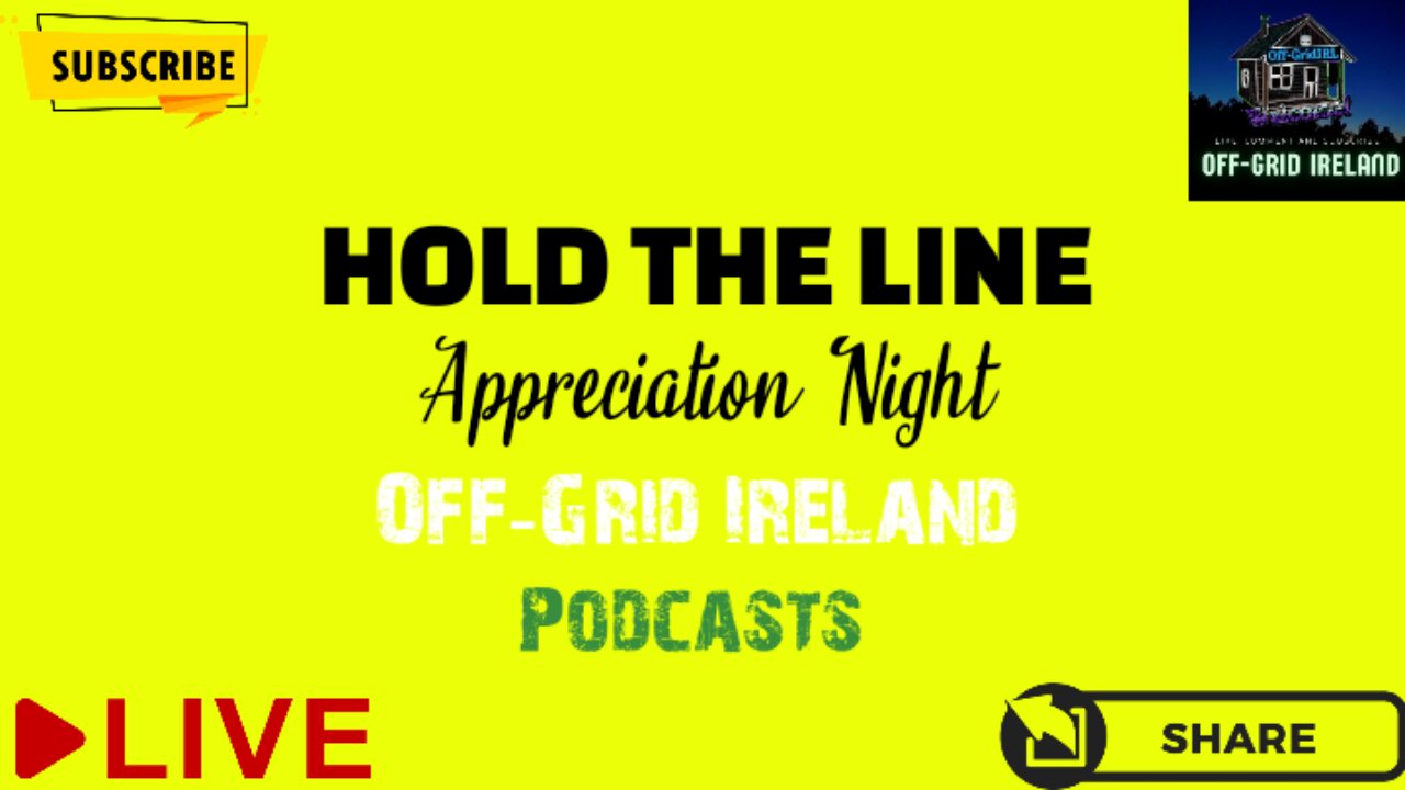 David & Fiona Hold The Line Chats Off-Grid Ireland Podcasts