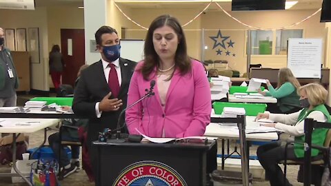 Colo. secretary of state, Denver clerk and recorder give update on ballot returns