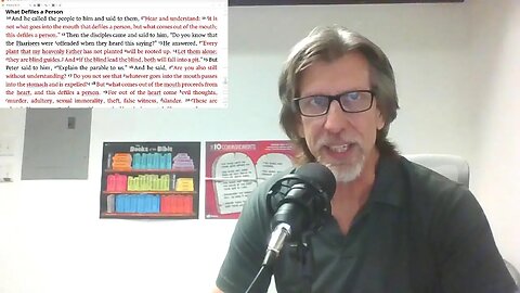 Matthew 15 what defiles a person