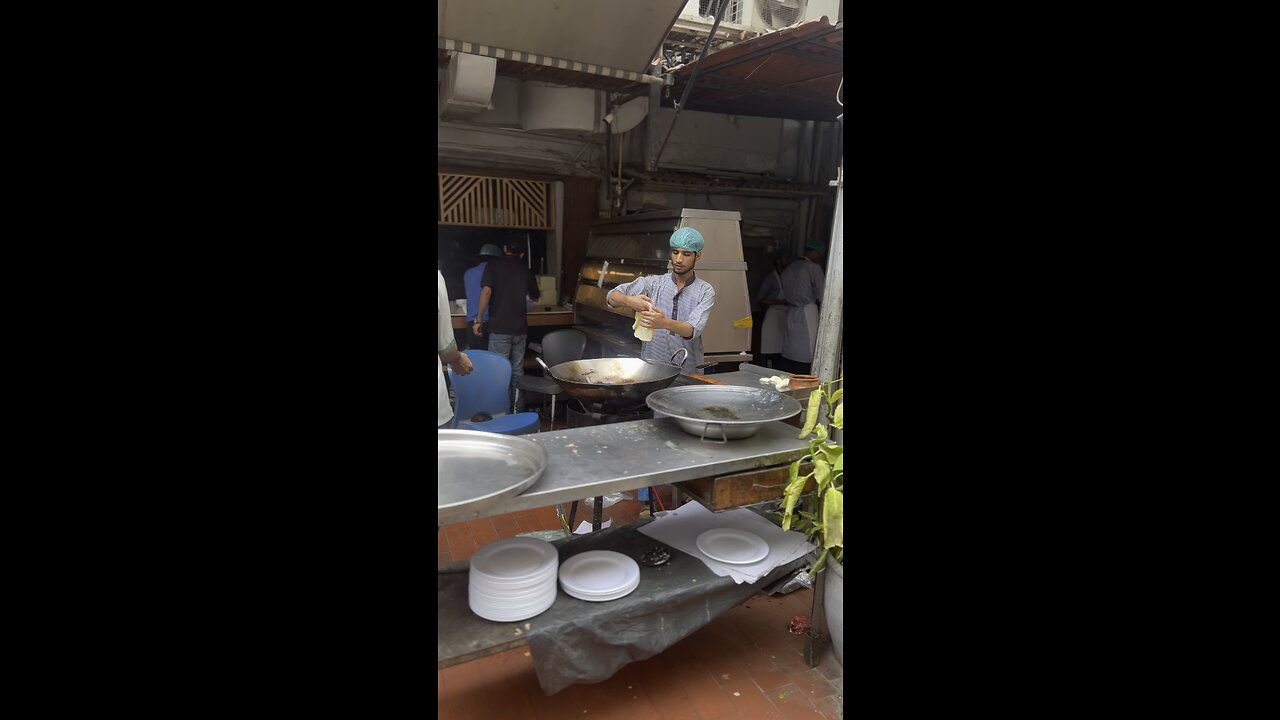 Halwa puri at Kaybees