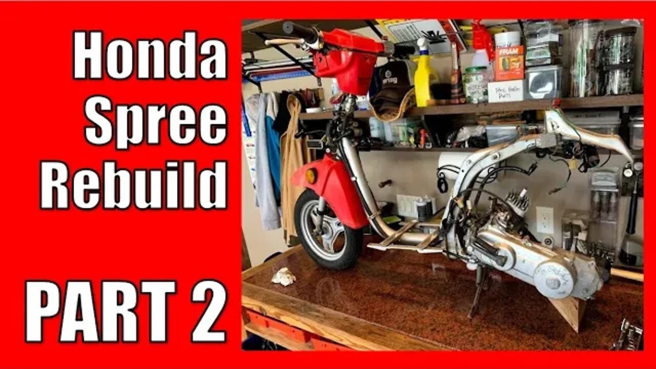 Honda Spree ● Fixing a 1986 Scooter ● PART 2