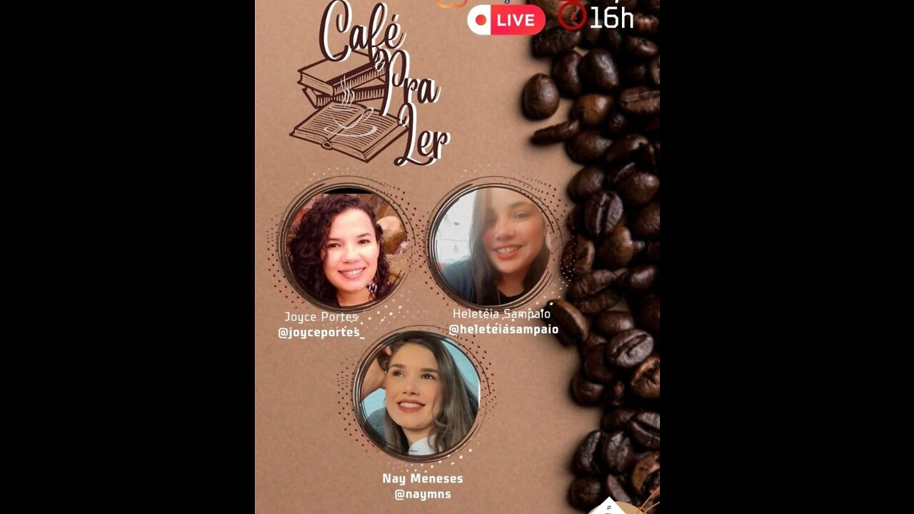 LIVE #5 - CAFÉ PRA LER -| SEJA FORTE E CORAJOSO | Nayane Meneses