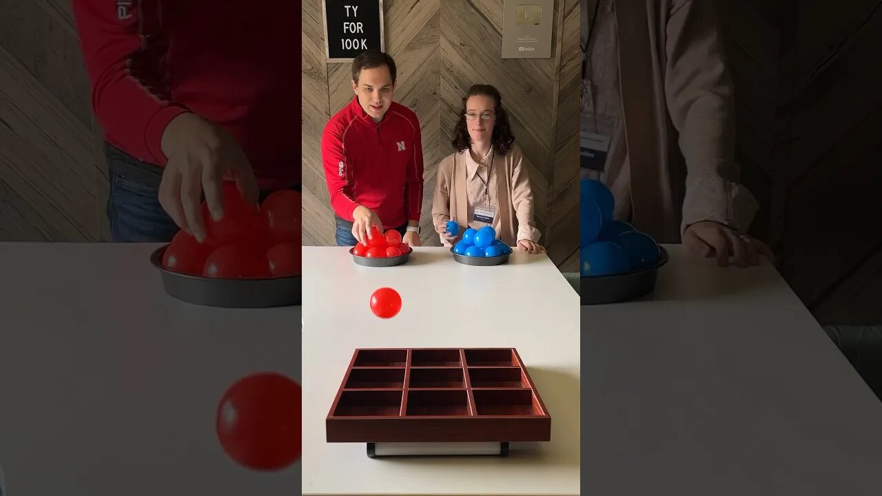 Great Accuracy￼ ⭐️ Ball Toss Tic-Tac-Toe