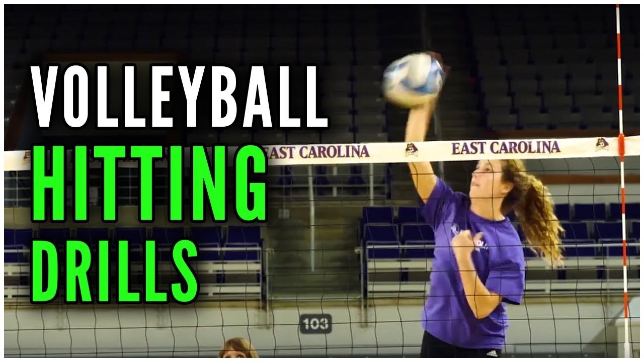 Volleyball Hitting Drills - East Carolina University Coach Julie Torbett