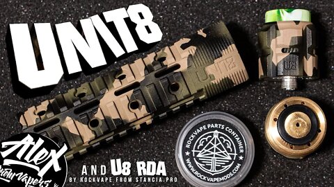 ВСЁ ПО-НОВОМУ l RockVape UNIT8 SOMALI CAMO LE & U8 RDA l from Stancia l Alex VapersMD review 🚭🔞