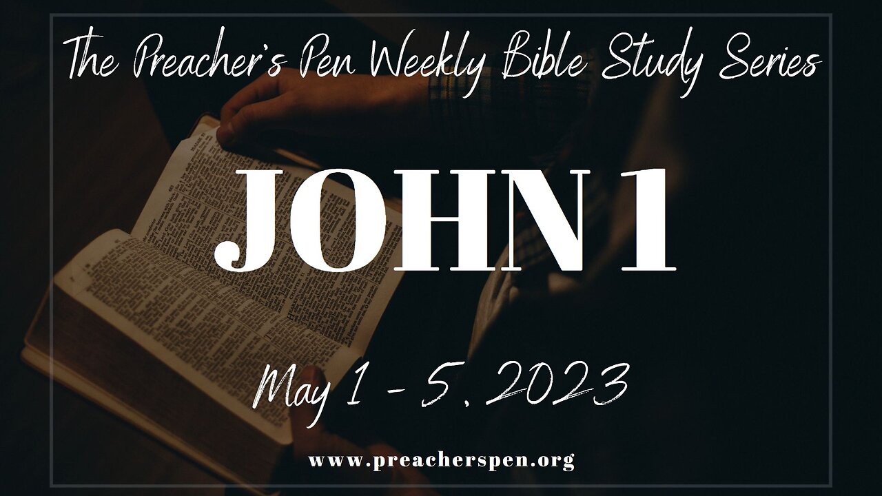 Bible Study Weekly Series - John 1 - Day #5