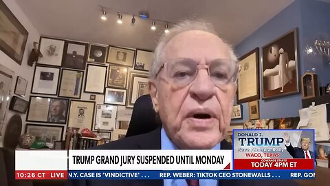 Alan Dershowitz: DA Bragg having second thoughts on Trump case