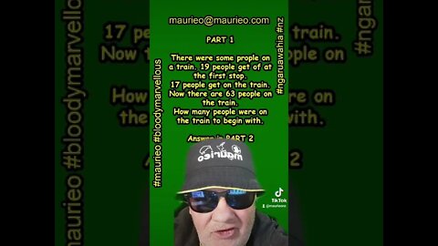 maurieo #shorts PROBLEM ON A TRAIN