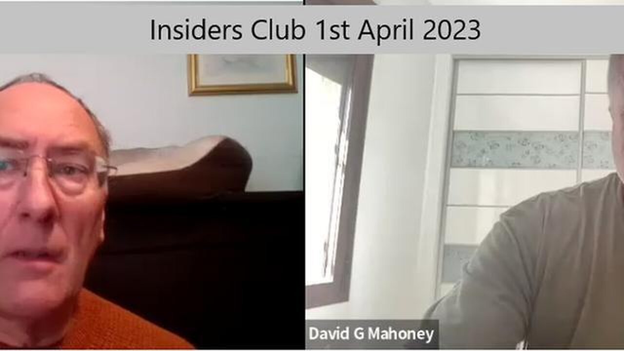 INSIDERS CLUB 1ST APRIL 2023 - SIMON PARKES AND DAVID MAHONEY - TRUMP NEWS