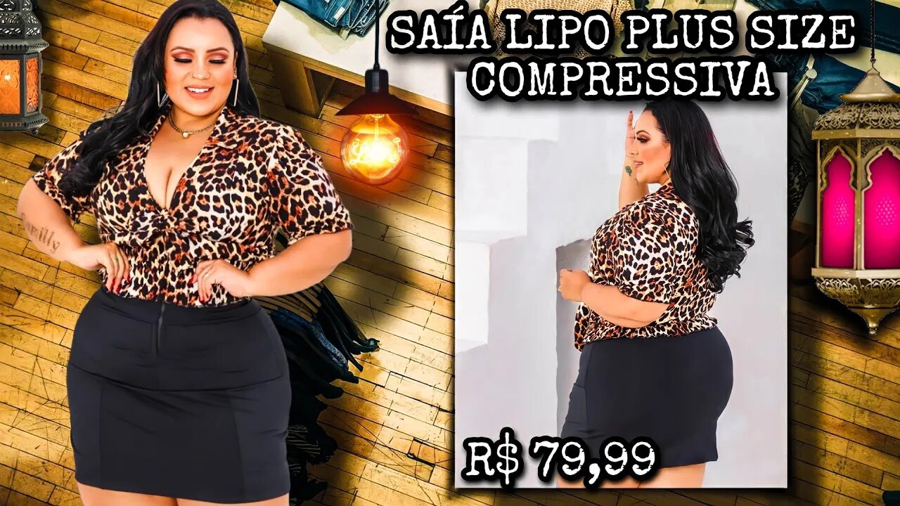 🛑 SAÍA LIPO COMPRESSIVA PLUS SIZE G1/ G2/ G3