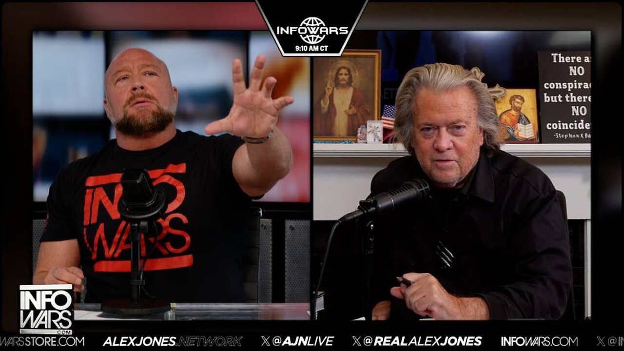 CENSORED VIDEO: Alex Jones & Steve Bannon Host Infowars' Final Broadcast