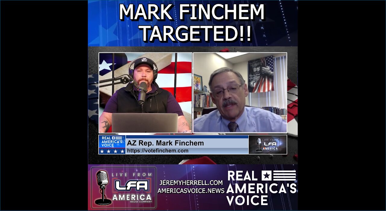 The J-6 Unselect Committee is Now Targeting Mark Finchem as a Political "Terrorist"