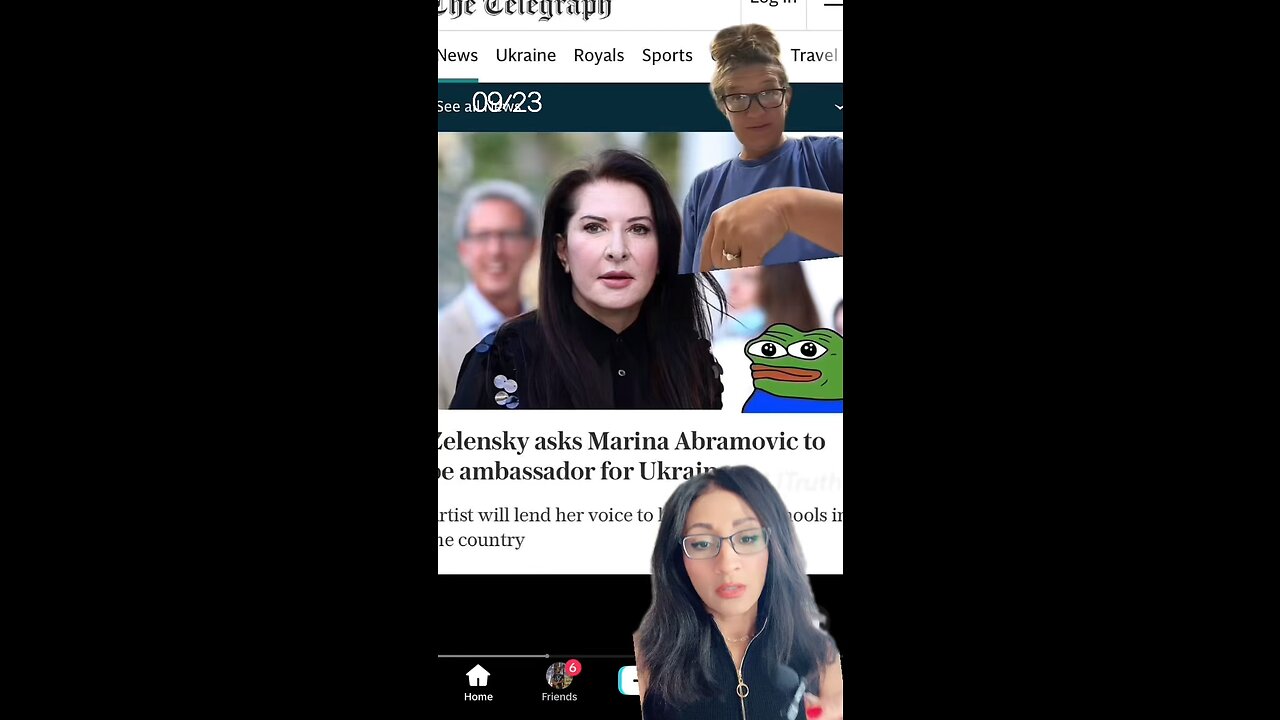 Marina Abramovic asked to be Ukrainian Ambassador !