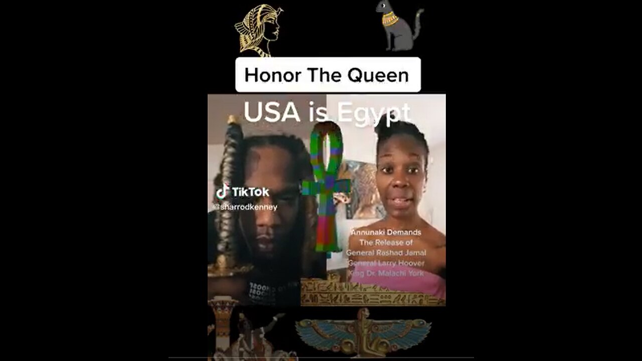 HONOR THE QUEEN: USA IS EGYPT