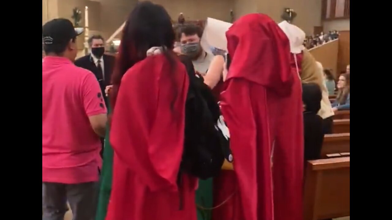 Pro-Abortion Activists Loudly Interrupted a Catholic Church Service to Make a Political Statement