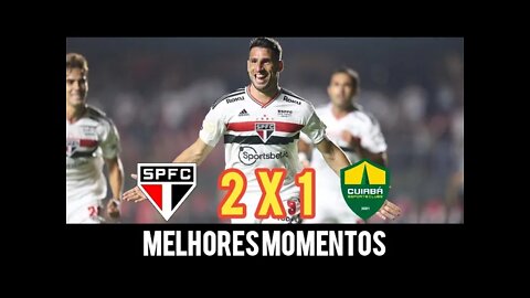 SÃO PAULO 2 X 1 CUIABÁ | MELHORES MOMENTOS (COMPLETO) BRASILEIRÃO