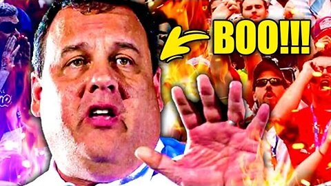 CHRIS CHRISTIE HAS MELTDOWN WHILE GETTING BOOED!!!