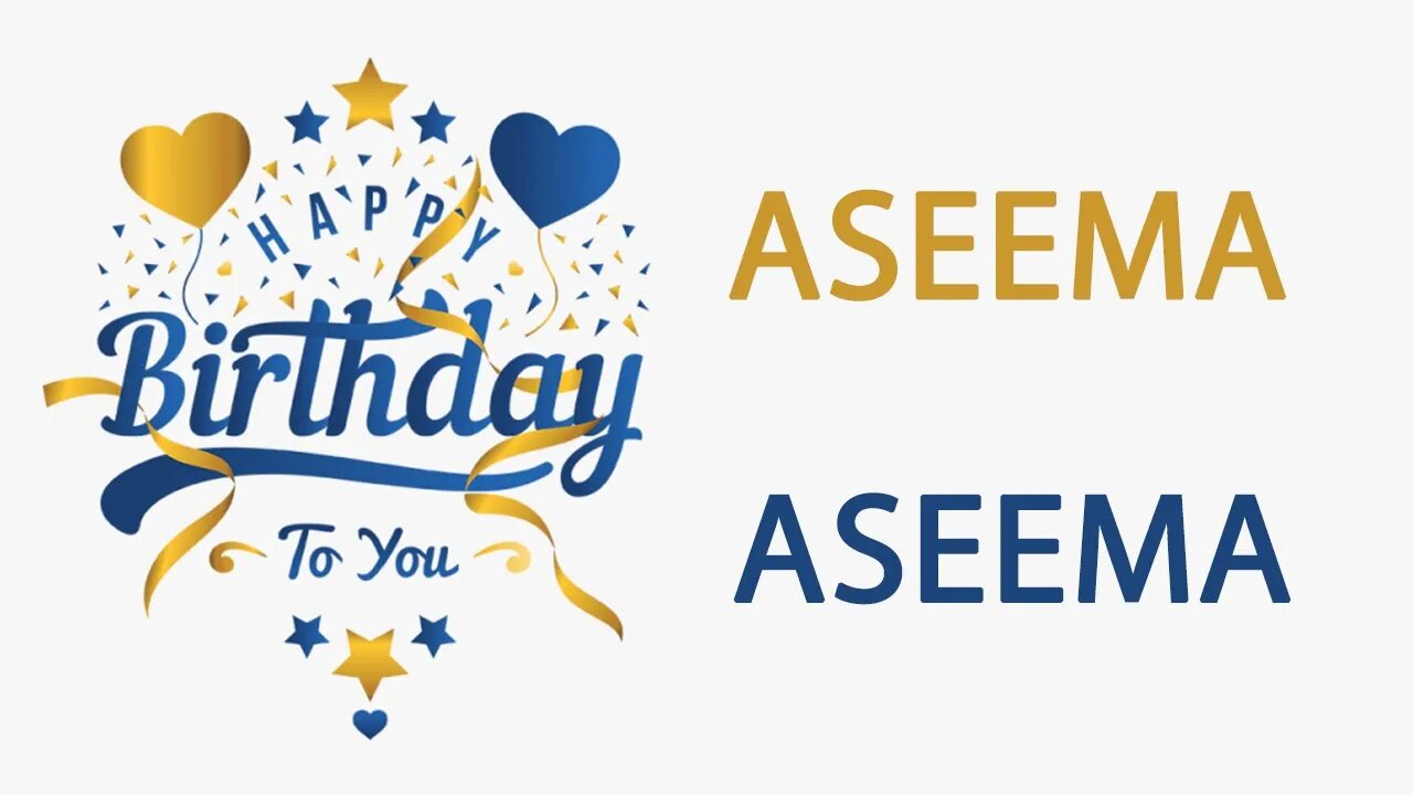 Happy Birthday to Aseema - Hindi Birthday Wish From Birthday Bash