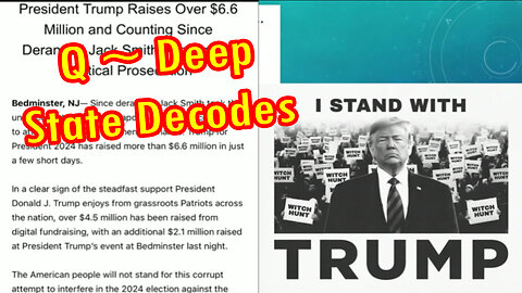 Q ~ Deep State Decodes #607 - Save Trump. MAGA is BACK