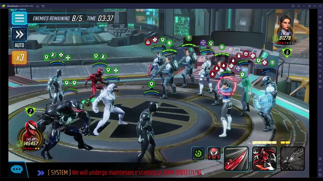 MSF War Live: Silver Symbiotes vs Kestrel Fury Secret Avengers