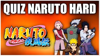 QUIZ DE NARUTO NÍVEL HARD - DUVIDO VOCÊ ACERTAR TODAS AS PERGUNTAS DE NARUTO!